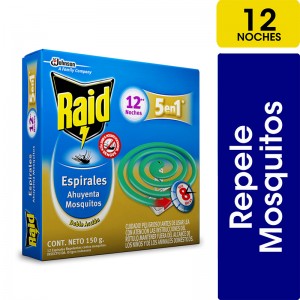 RAID ESPIRAL VERDE x 12u